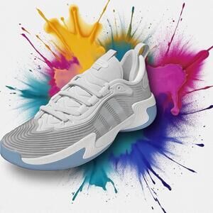 $129 Adidas Exhibit Select 2.0 Pro JI4451 Sneaker Womens Gray Basketball Shoes